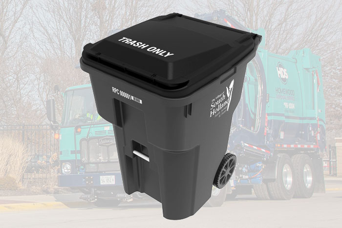 trash cart south Holland