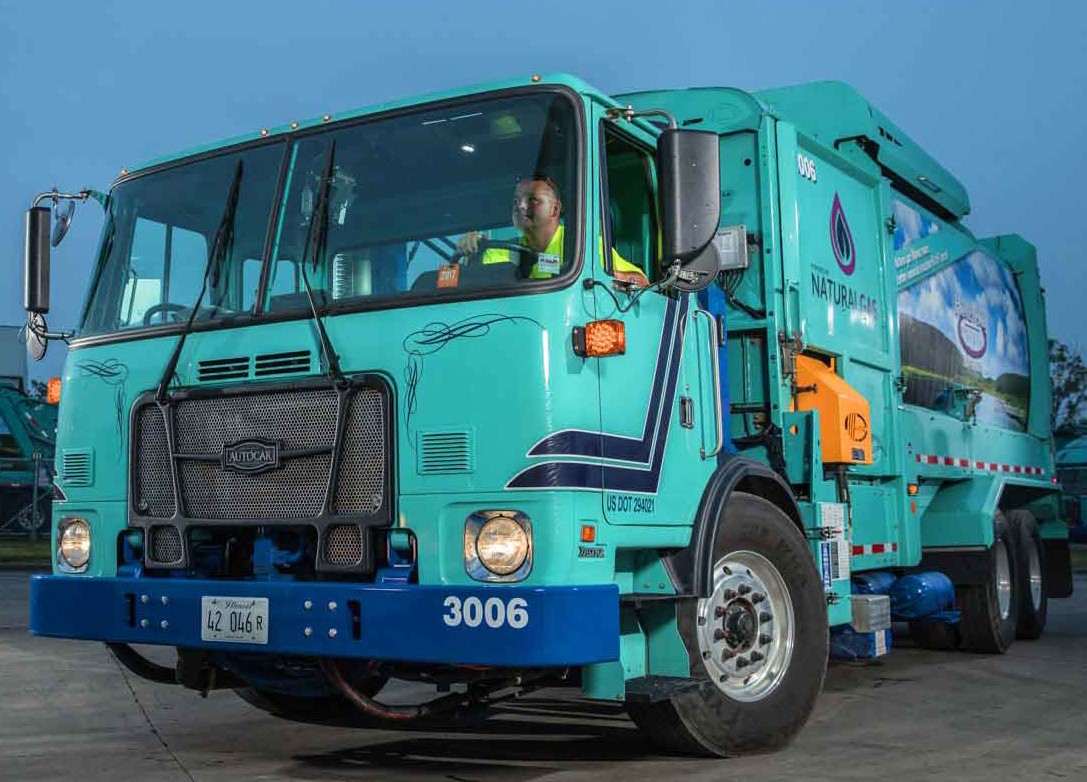 commercial garbage truck