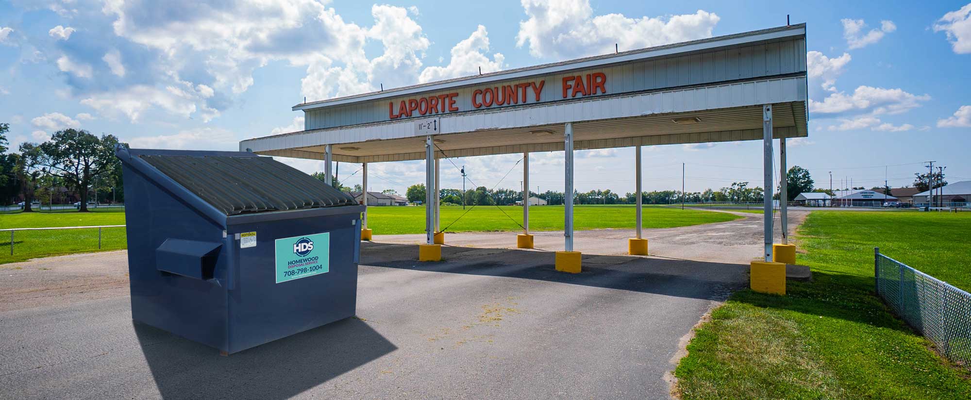 commercial garbage dumpster in LaPorte