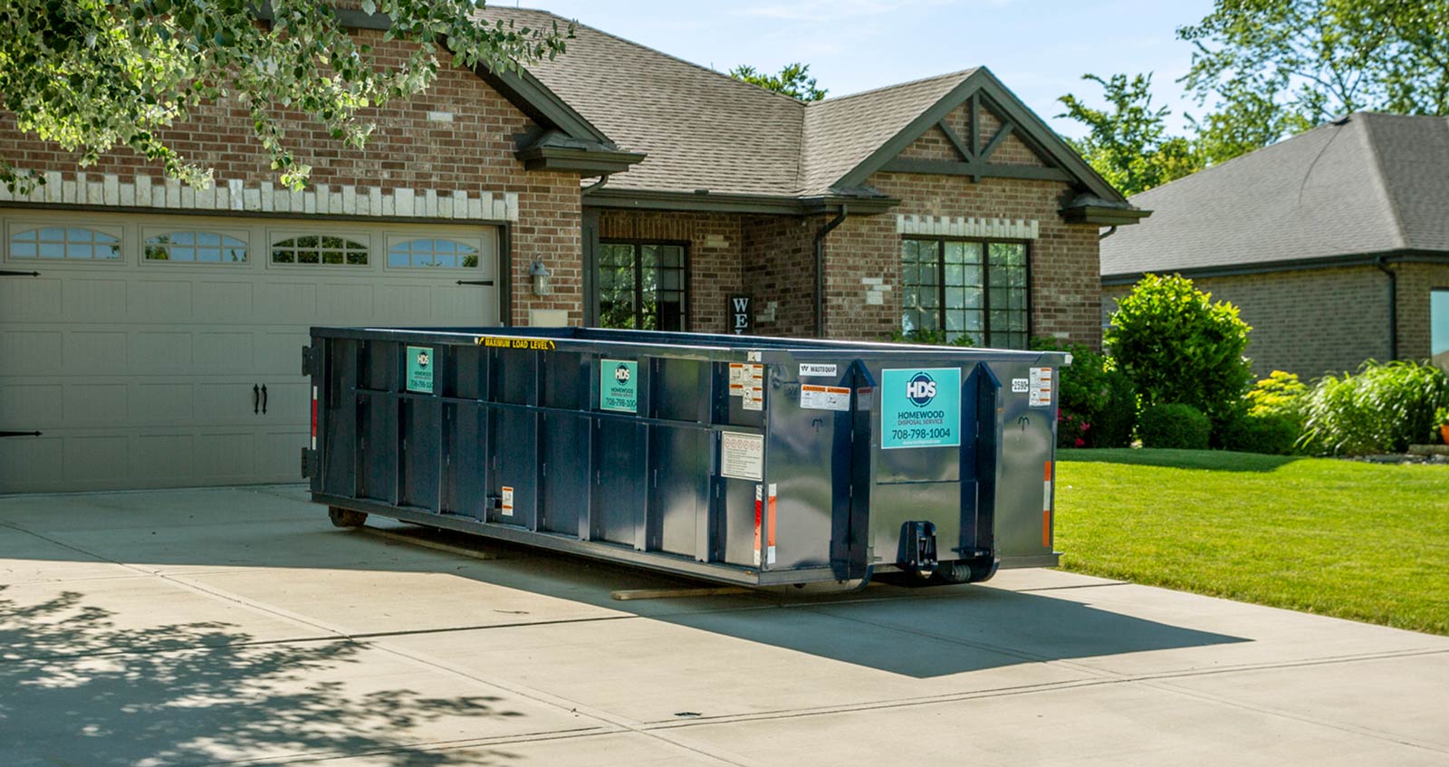 home-dumpster-driveway